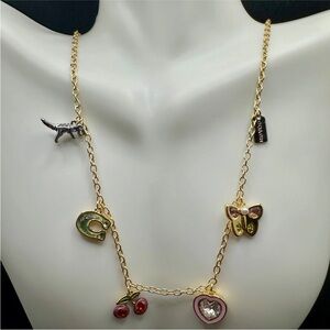 Coach Rexy charm necklace